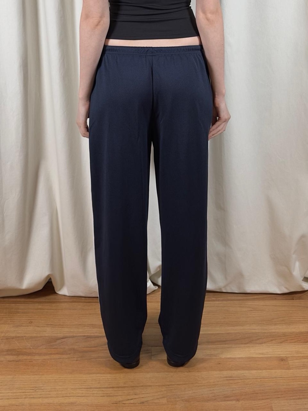 Navy Racing Stripe Sweatpants - Picture 4 of 8